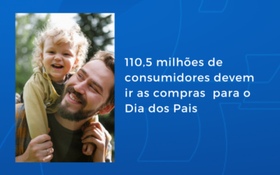 110,5 milhões de consumidores devem ir às compras para o Dia dos Pais, indica pesquisa CNDL/SPC Brasil