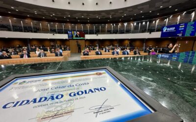 AGENDA CNDL | José César da Costa recebe Título de Cidadão Goiano